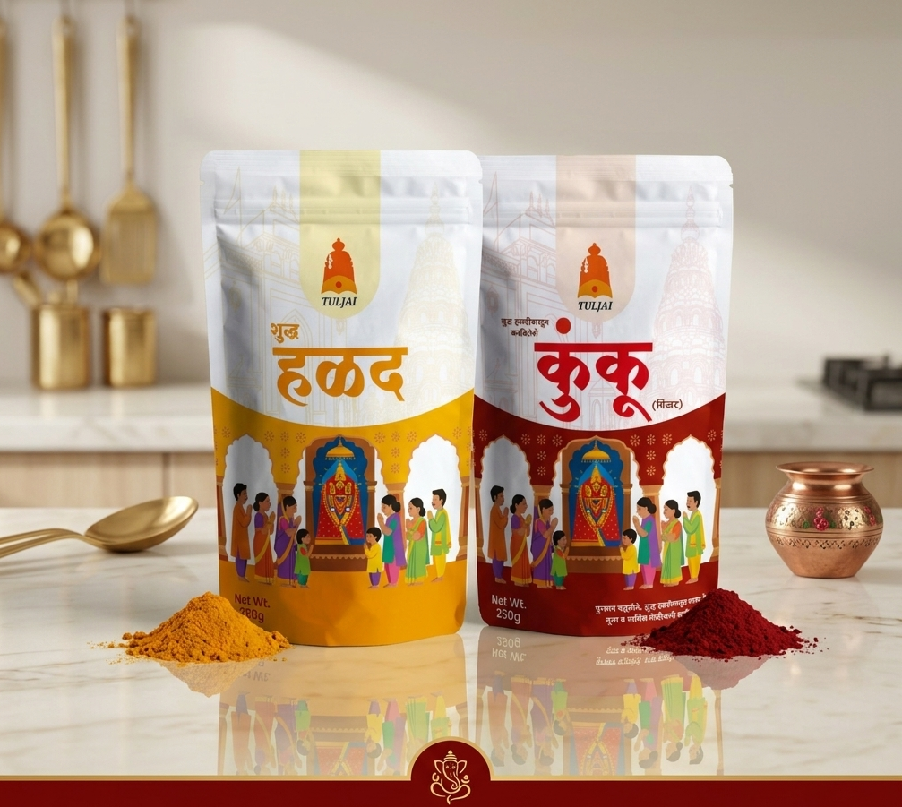 Tuljai Haladi Kunkoo Packaging